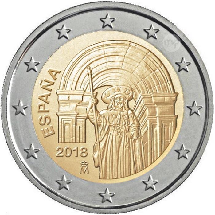 2 Euro Commemorative Coin Of Spain 2018 Unc 1st Maltapark