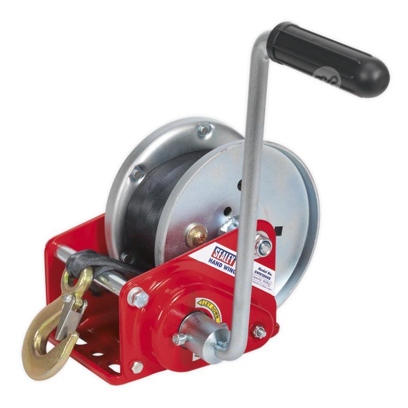 Geared Hand Winch with Brake & bing 900kg Capacity Maltapark