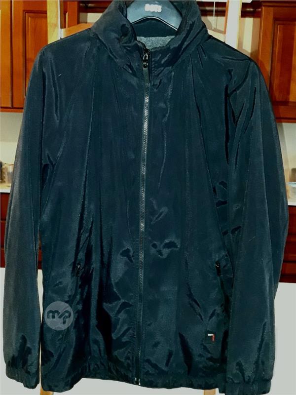 black rainproof jacket