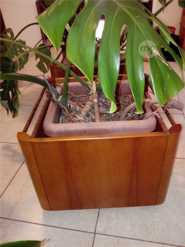 2 wooden plant pots Maltapark