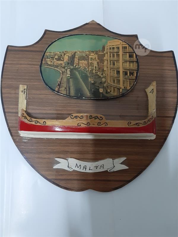 Malta dghajsa ,embossed antique ornament Maltapark