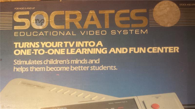 Socrates Computer Vintage 1988 Socrates Educational Video System Learning Game Computer ...