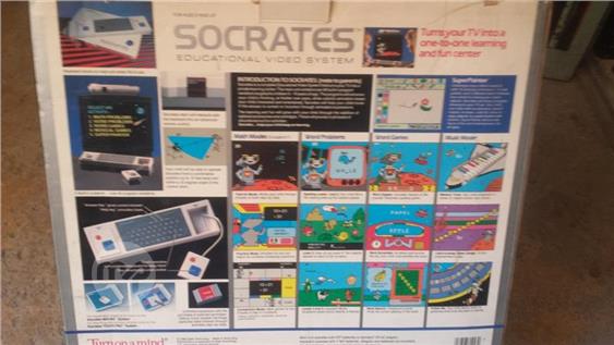 Socrates Computer Vintage 1988 Socrates Educational Video System Learning Game Computer ...
