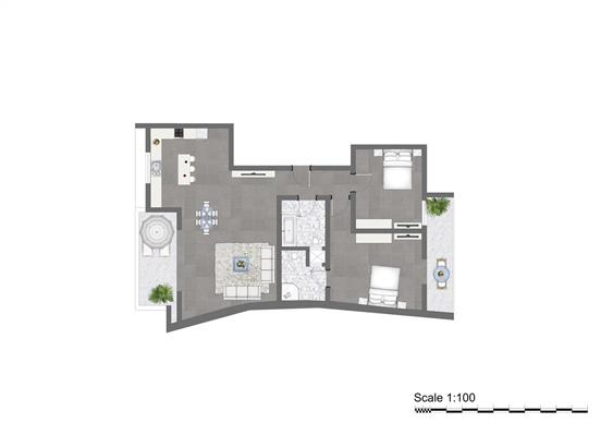 Qawra - Brand new 2 bedroom Apartment, Qawra