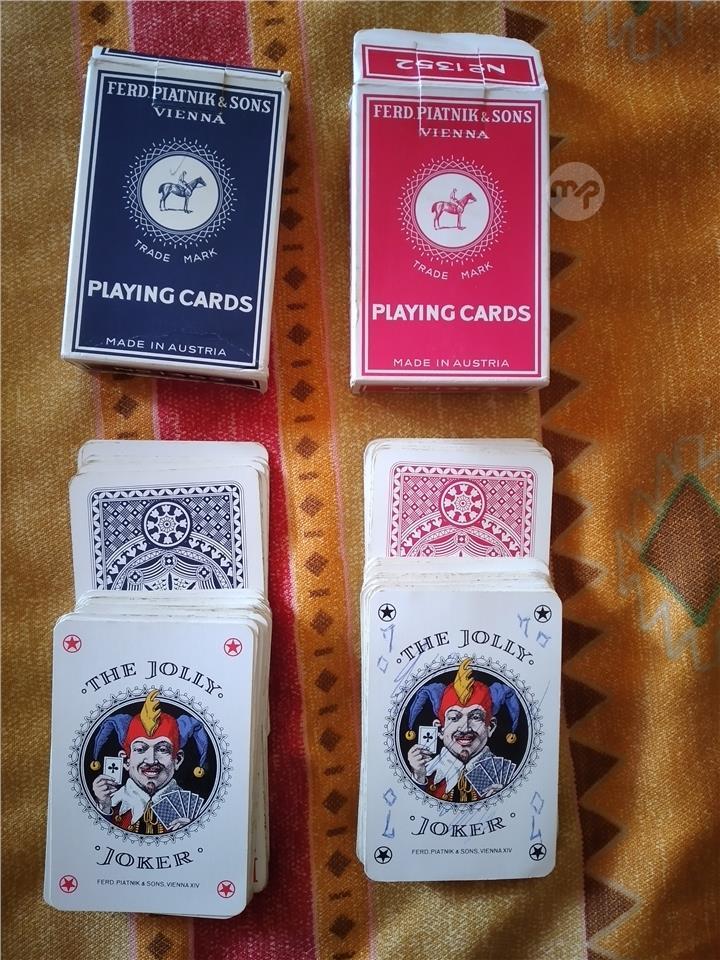 2 Jeux De Cartes Anciens PIATNIK & Sons Wien Autriche