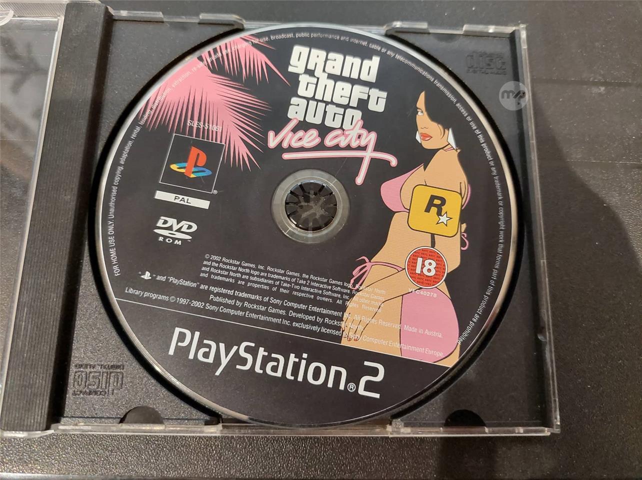 Grand Theft Auto: Vice City (Sony PlayStation 2, 2002) for sale