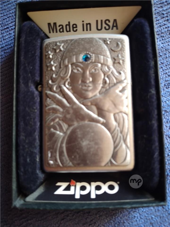 NEW, Zippo Lighter J, 02 Chrome Made in USA Maltapark