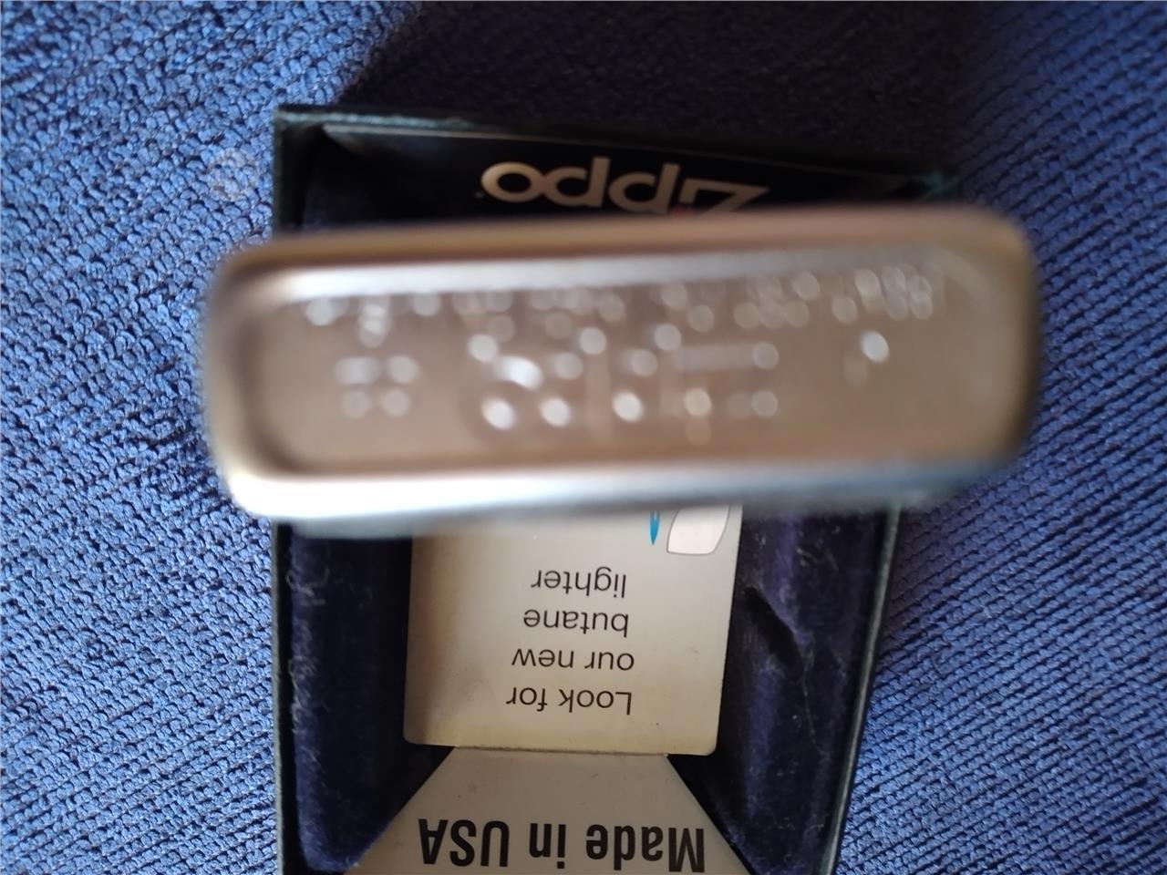 NEW, Zippo Lighter J, 02 Chrome Made in USA Maltapark