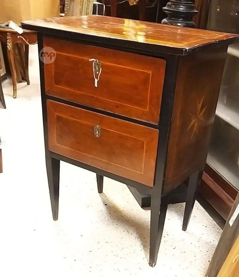An Antique Maltese (around 100 years old) Chest of two drawers of small