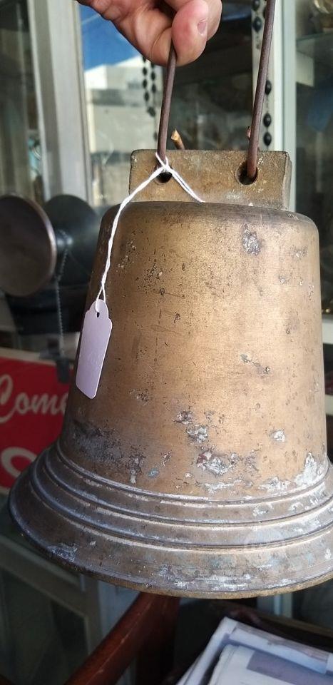 Large Antique brass bell Measures 18cm (only the brass bell) Price of ...