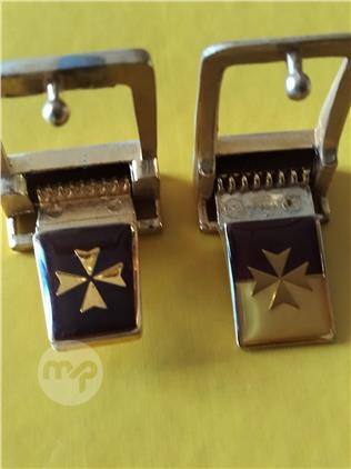 Vintage 2 X Unisex Maltese Cross Belt Buckle Maltapark vintage-2-x-unisex-maltese-cross-belt-buckle-maltapark